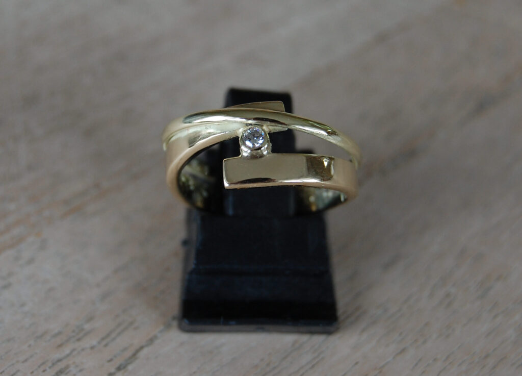 ring goud diamant