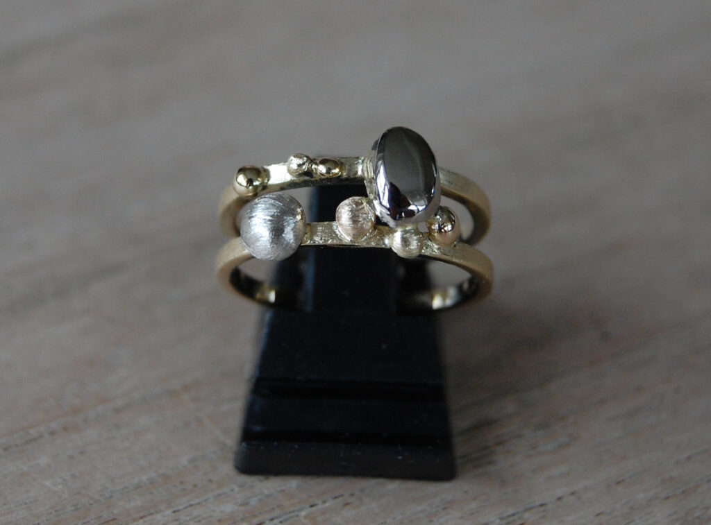 ring geelgoud witgoud