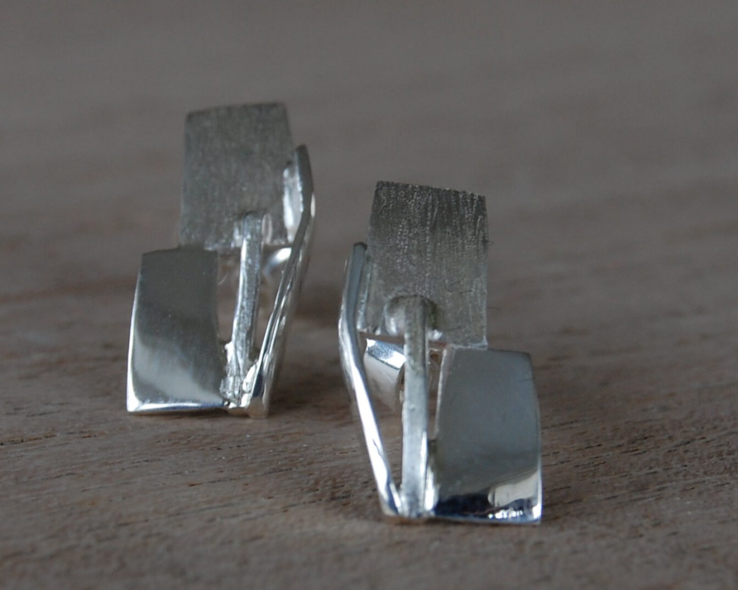 Oorbellen in zilver - inclusief bijpassende ring (zie galerij "ringen).