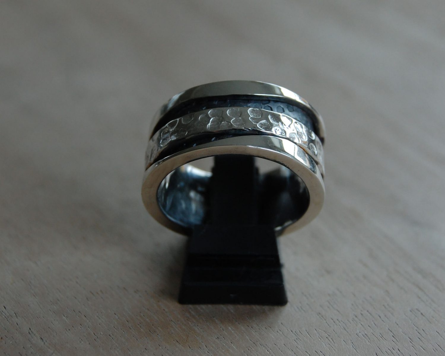 herenring zilver beits