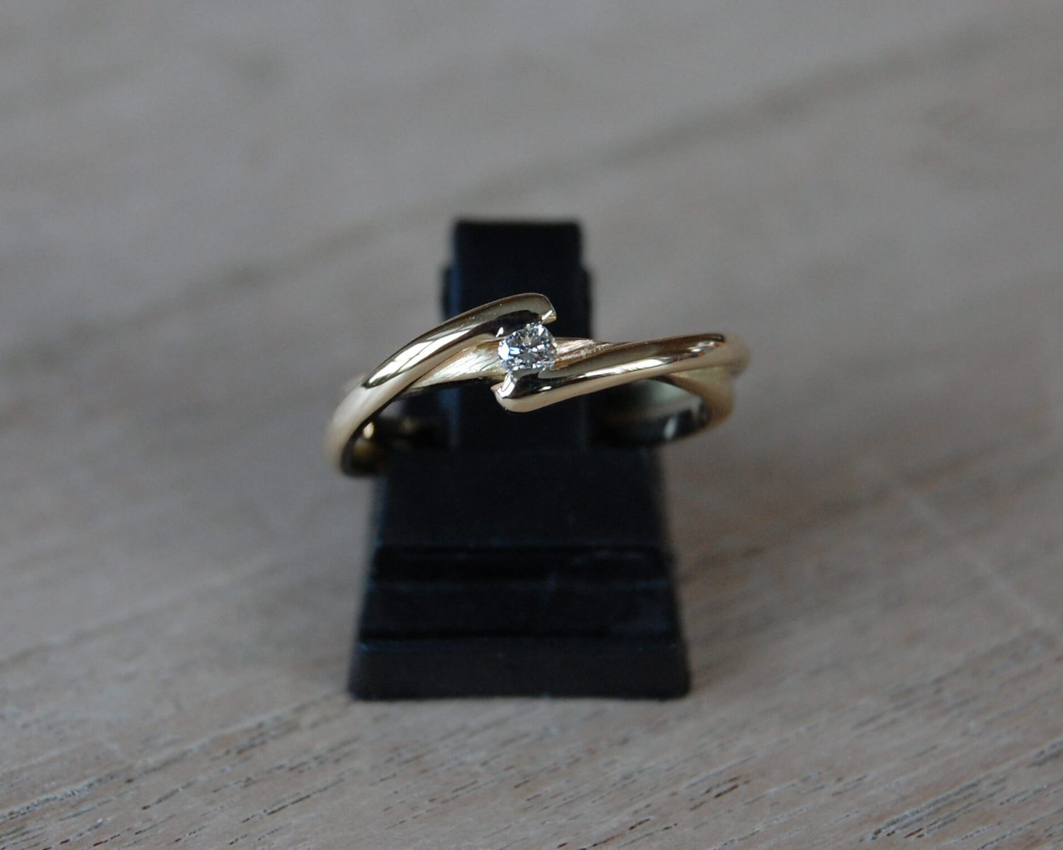 ring geelgoud diamant