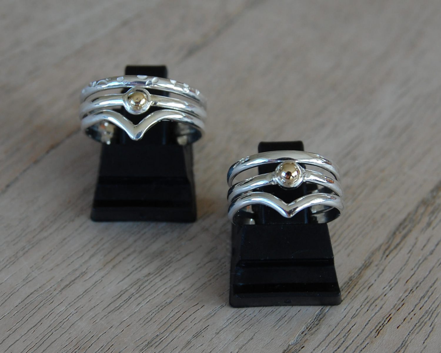 ringen zilver goud moeder dochter