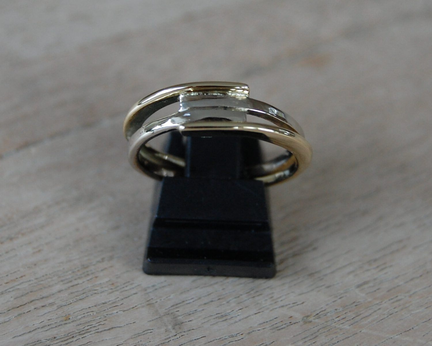 ring geelgoud witgoud as