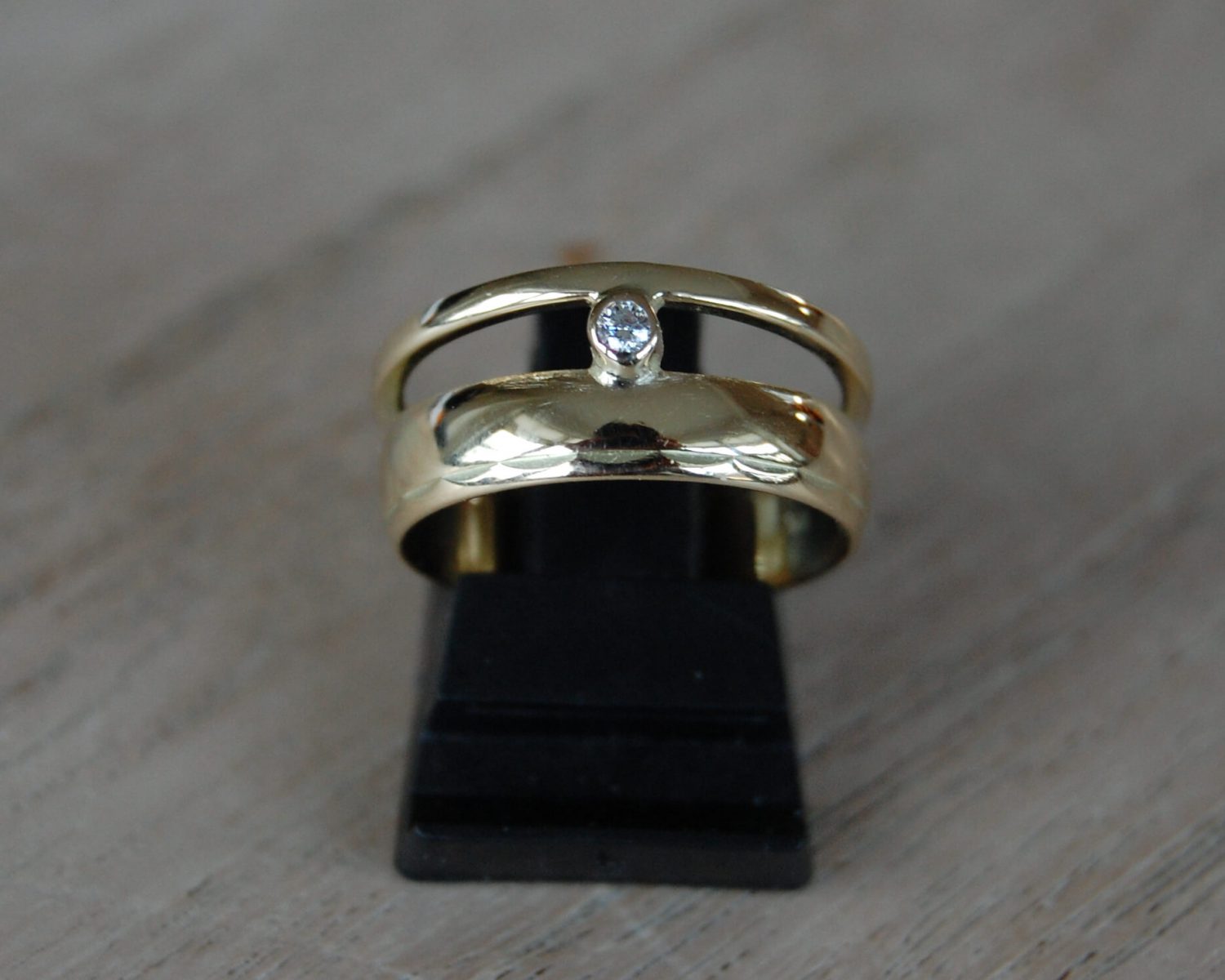 ring goud diamant as epoxyhars