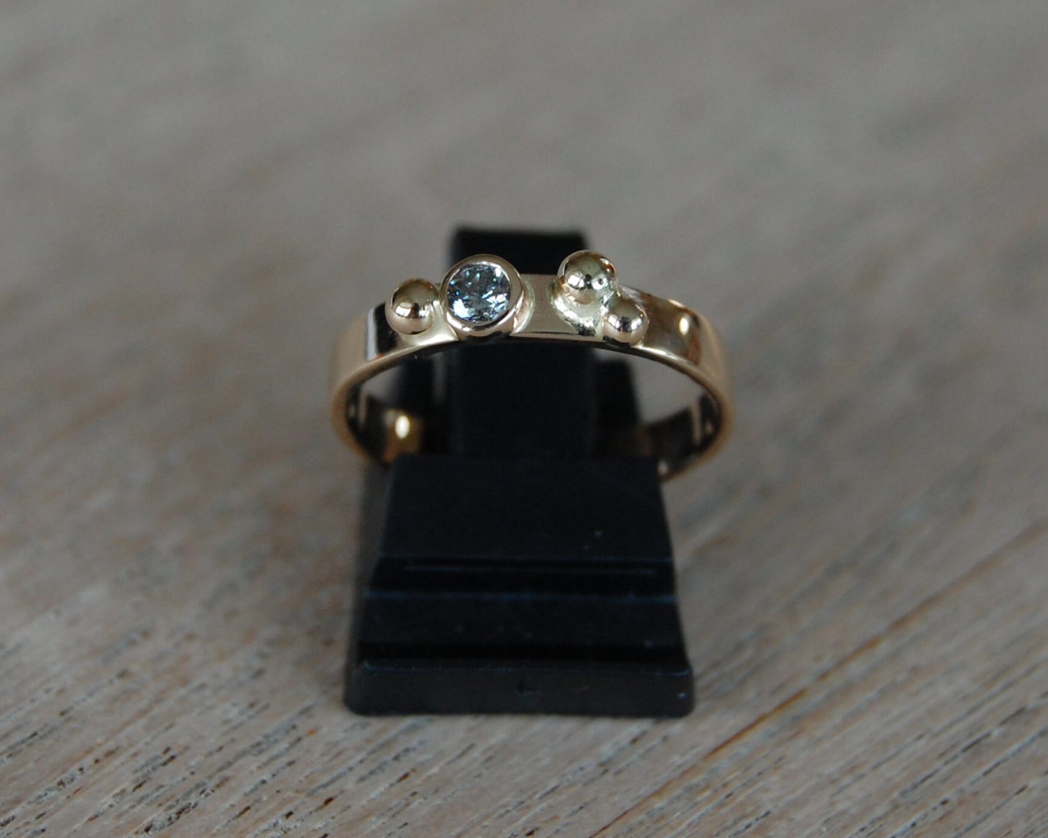 ring goud diamant as