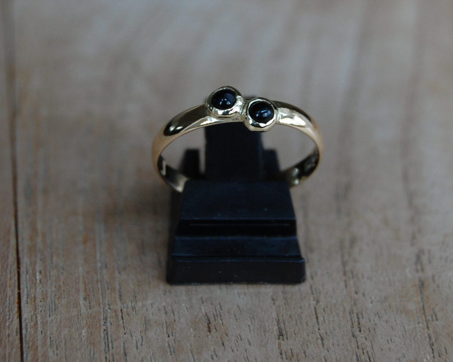 ring goud onyx