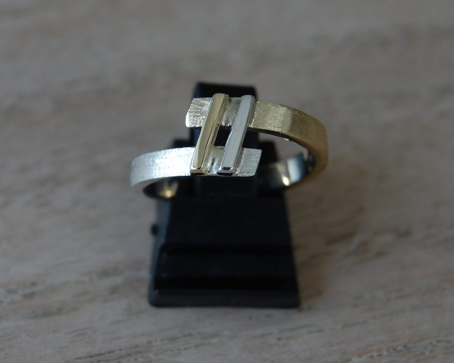ring zilver goud