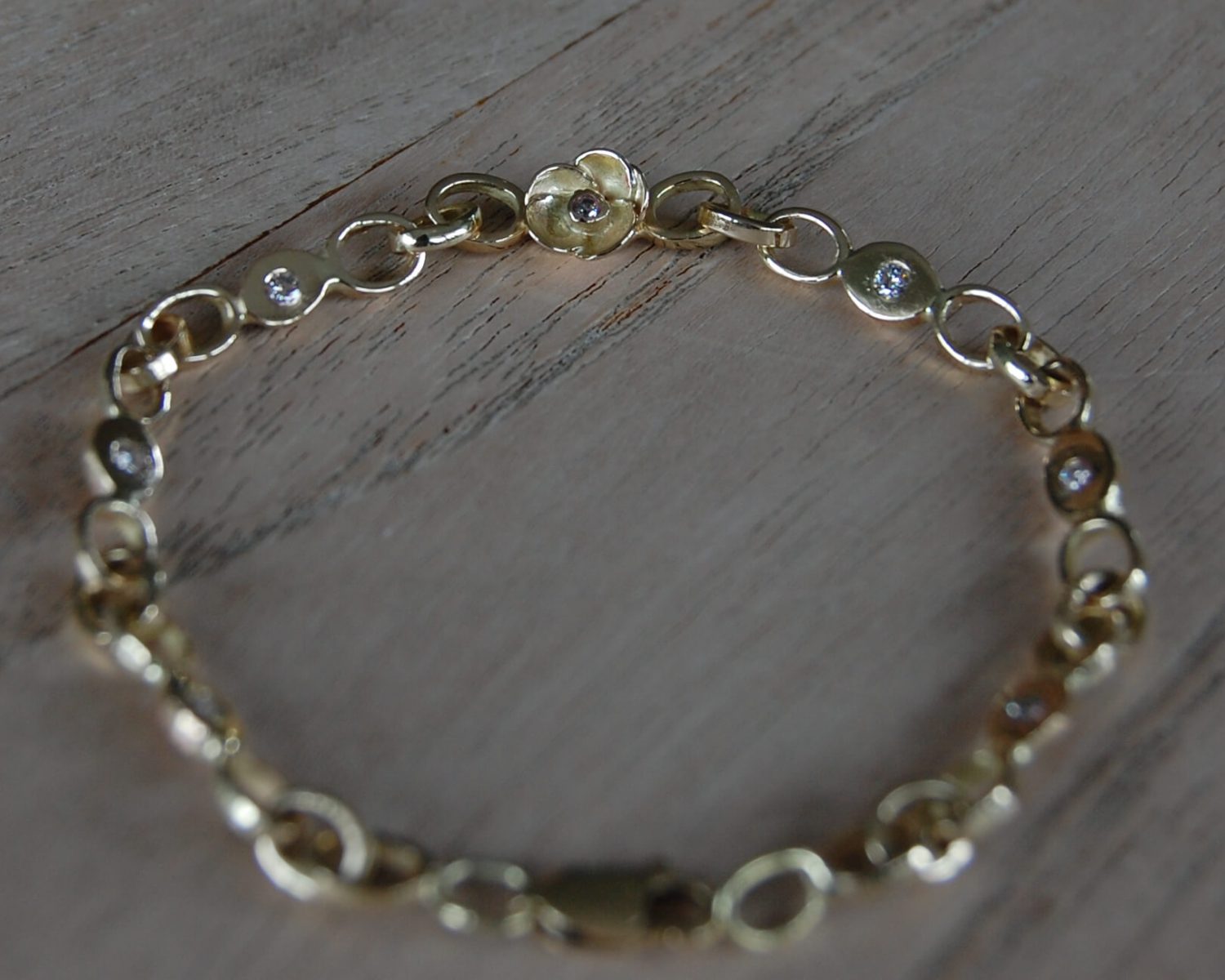 armband goud diamanten