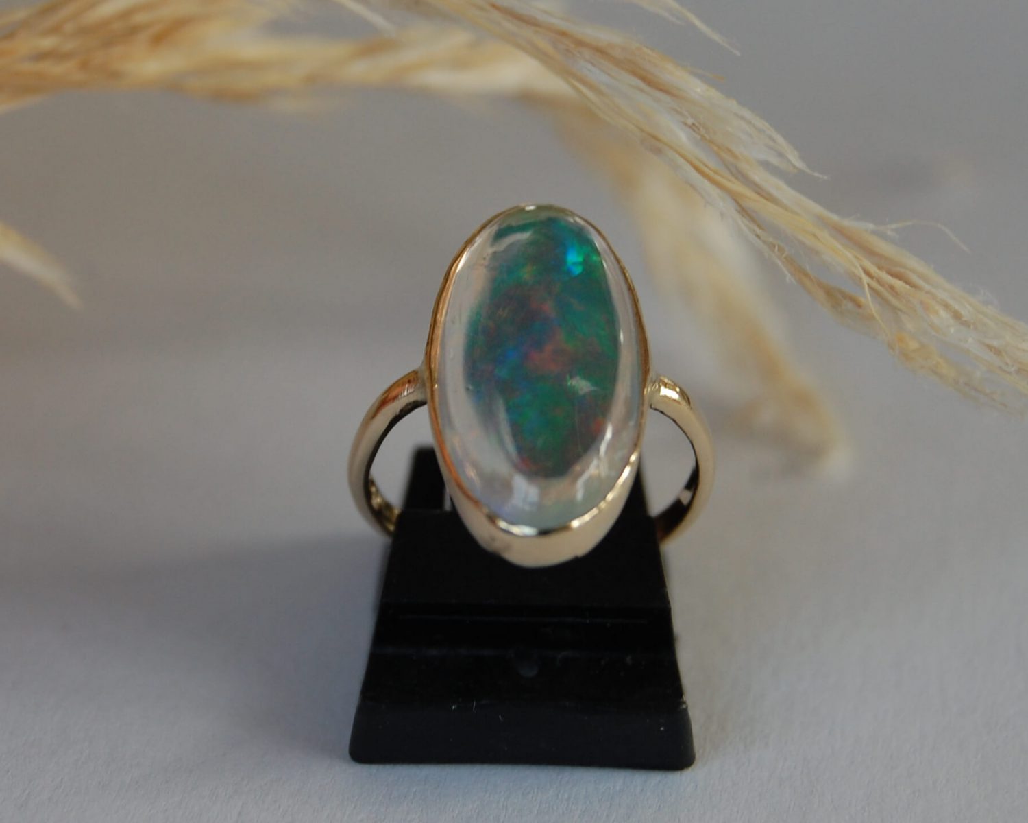 ring goud opaal