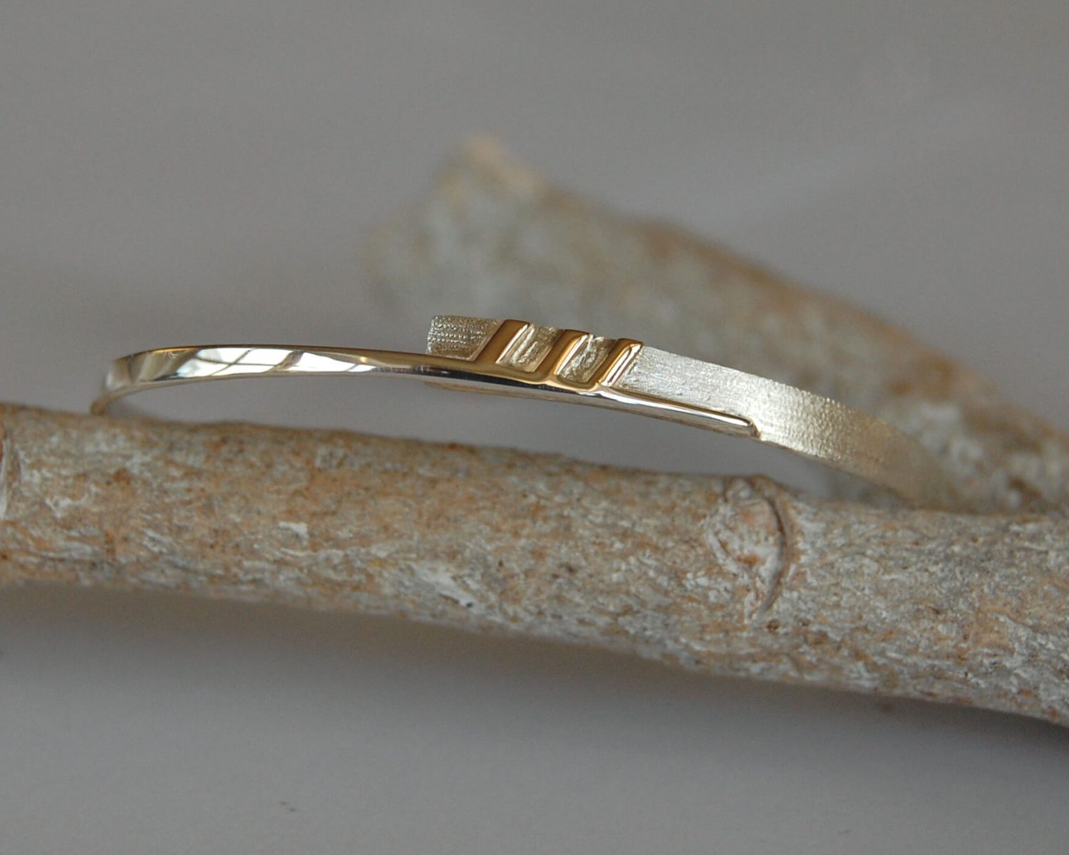 armband zilver goud