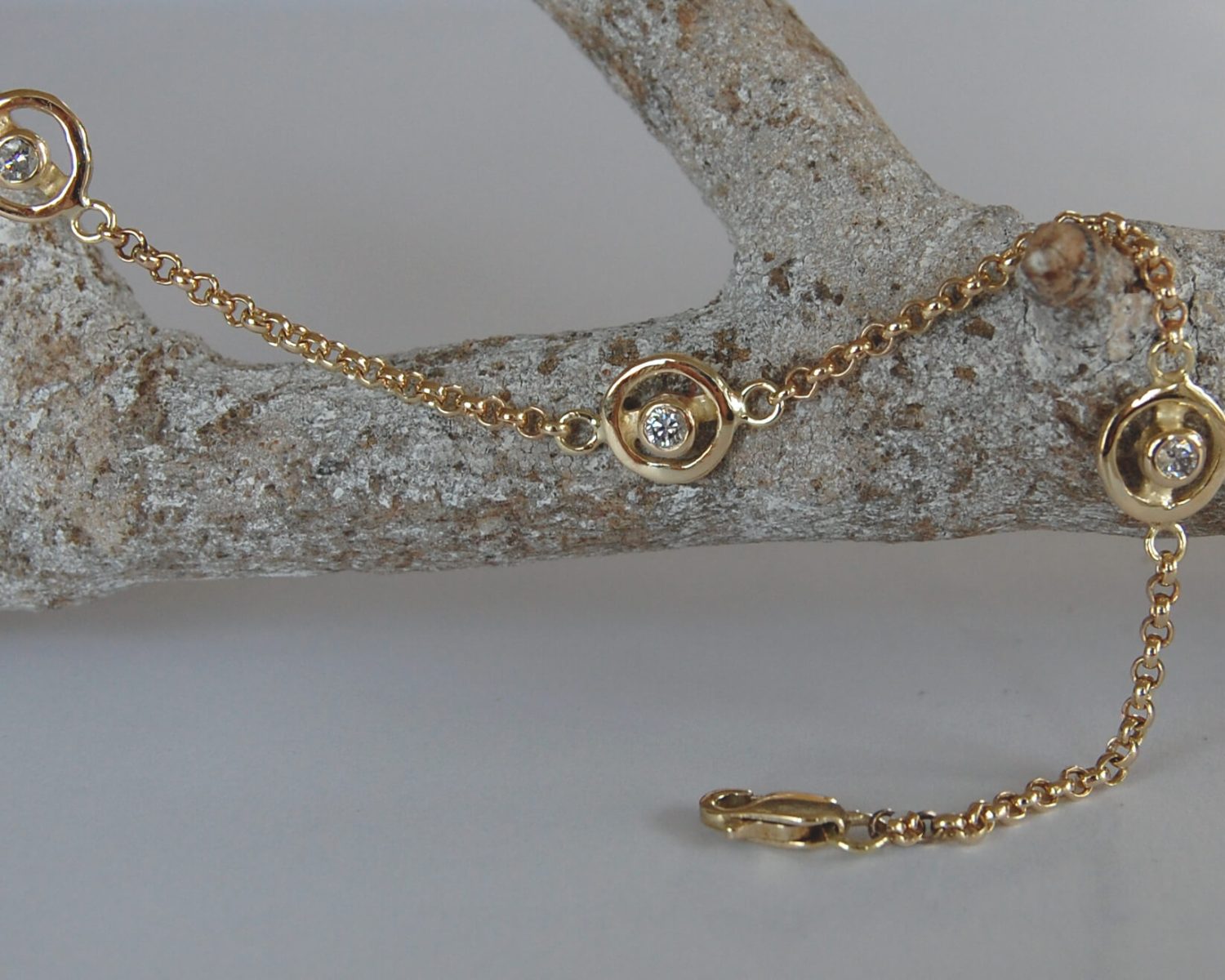 armband goud diamanten