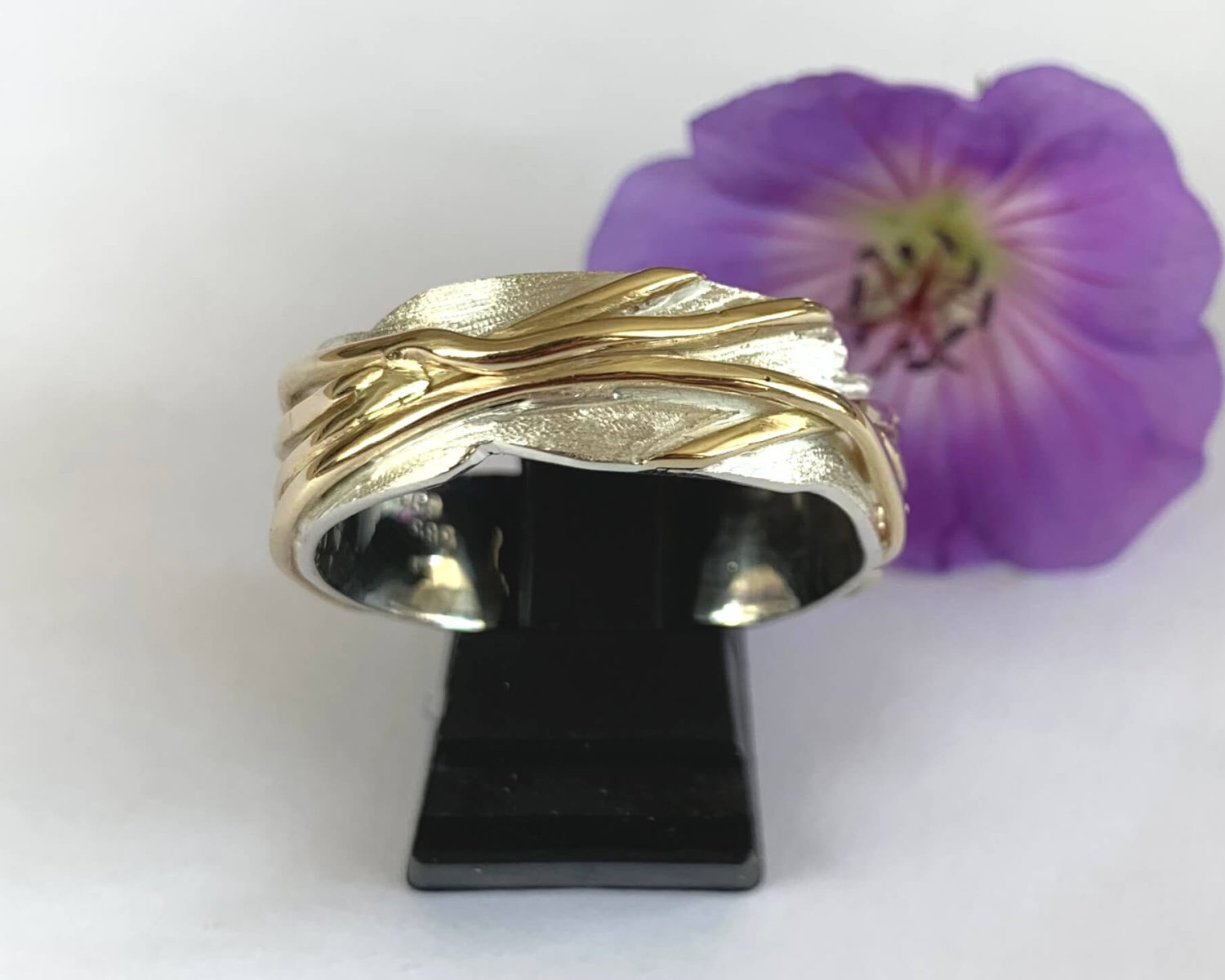 ring zilver goud