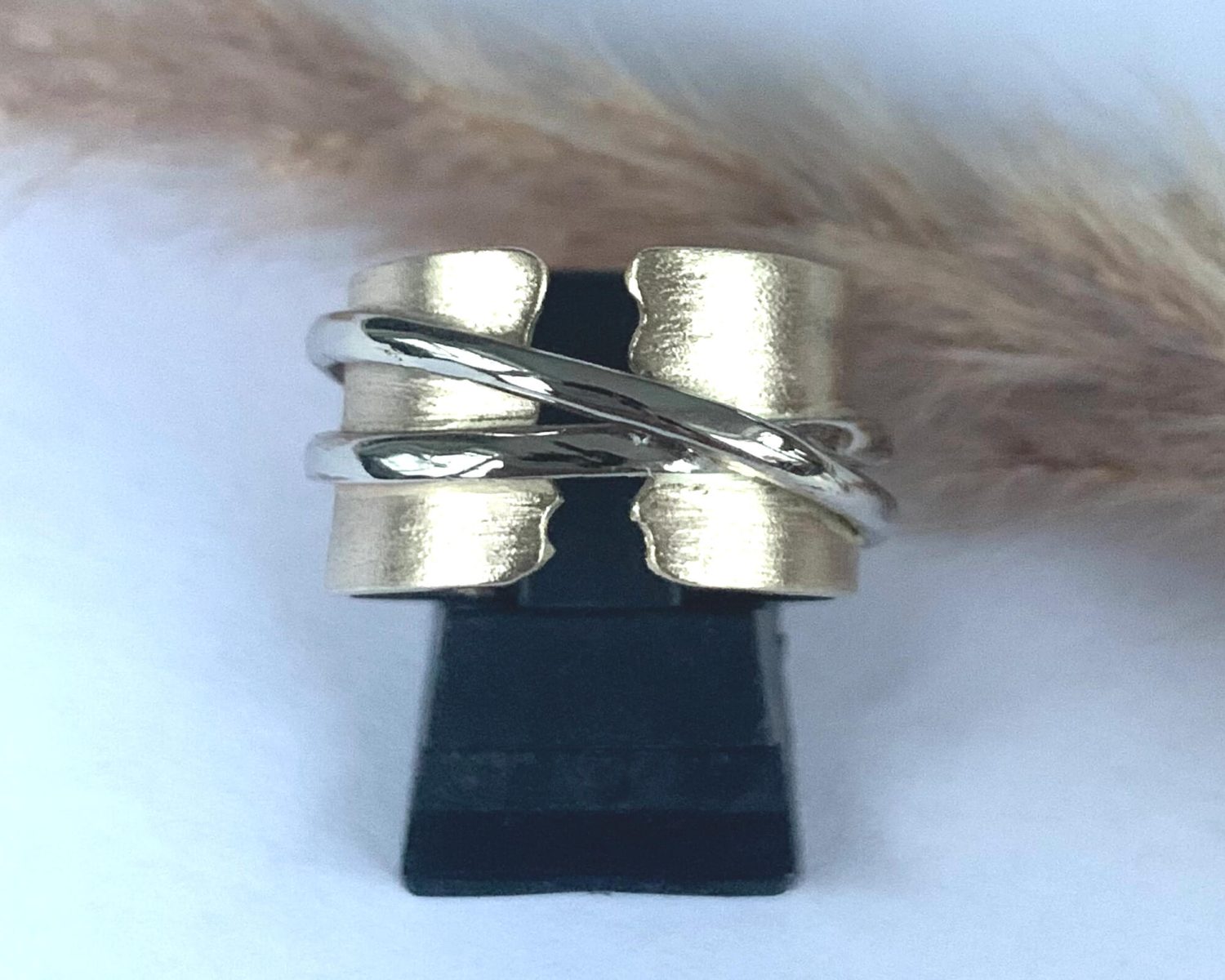 ring geelgoud witgoud as