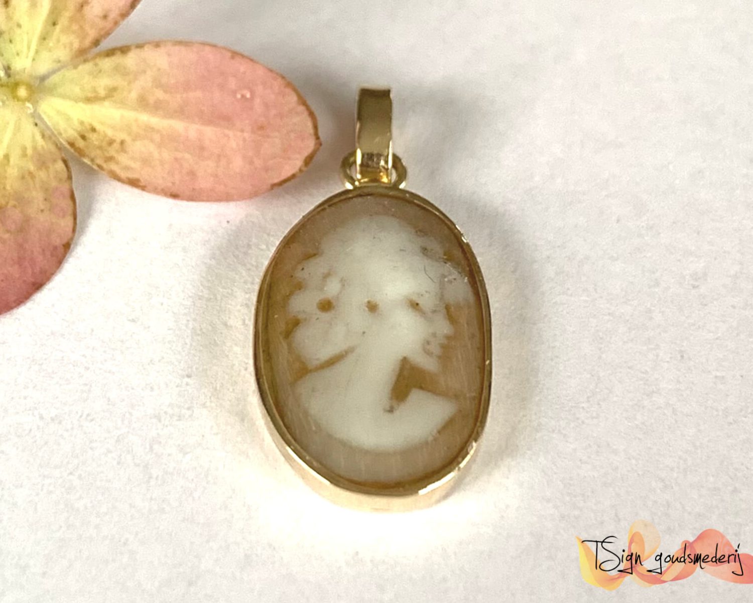 hanger goud camee epoxyhars