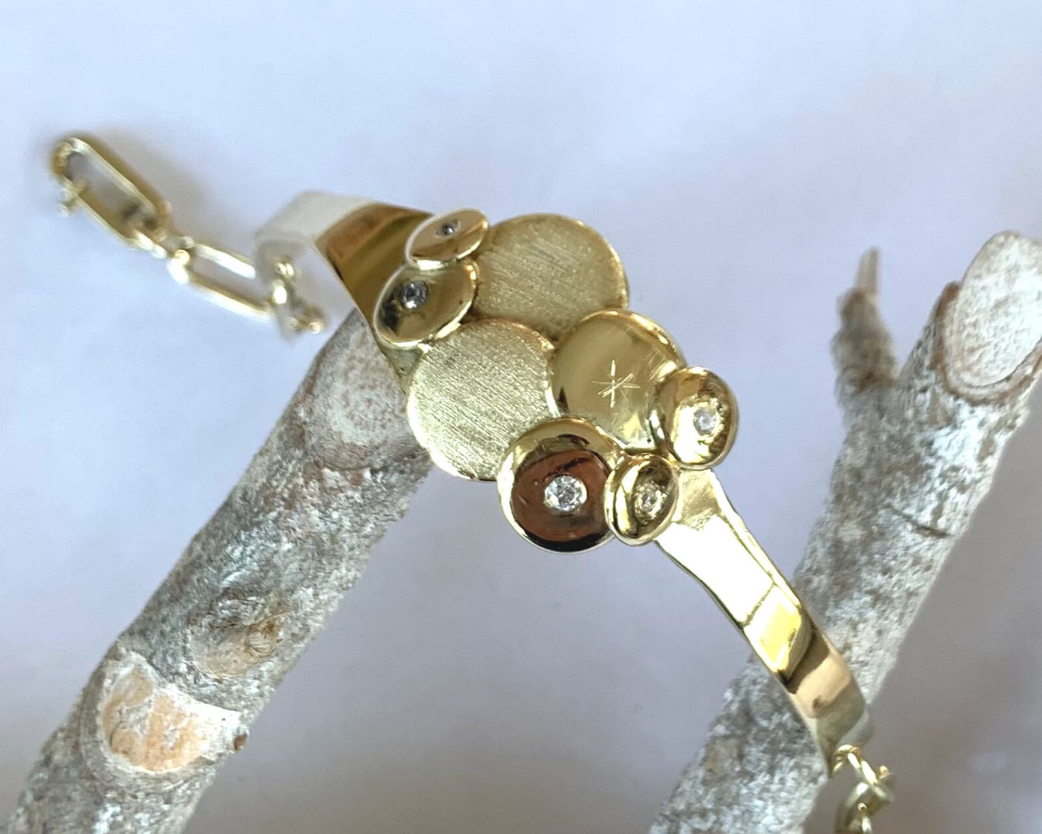 armband goud zirkonia's