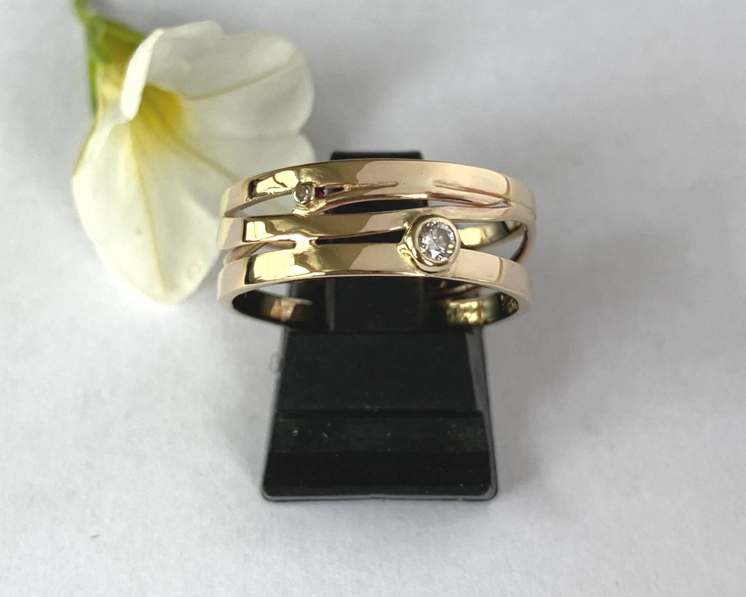 ring goud diamanten