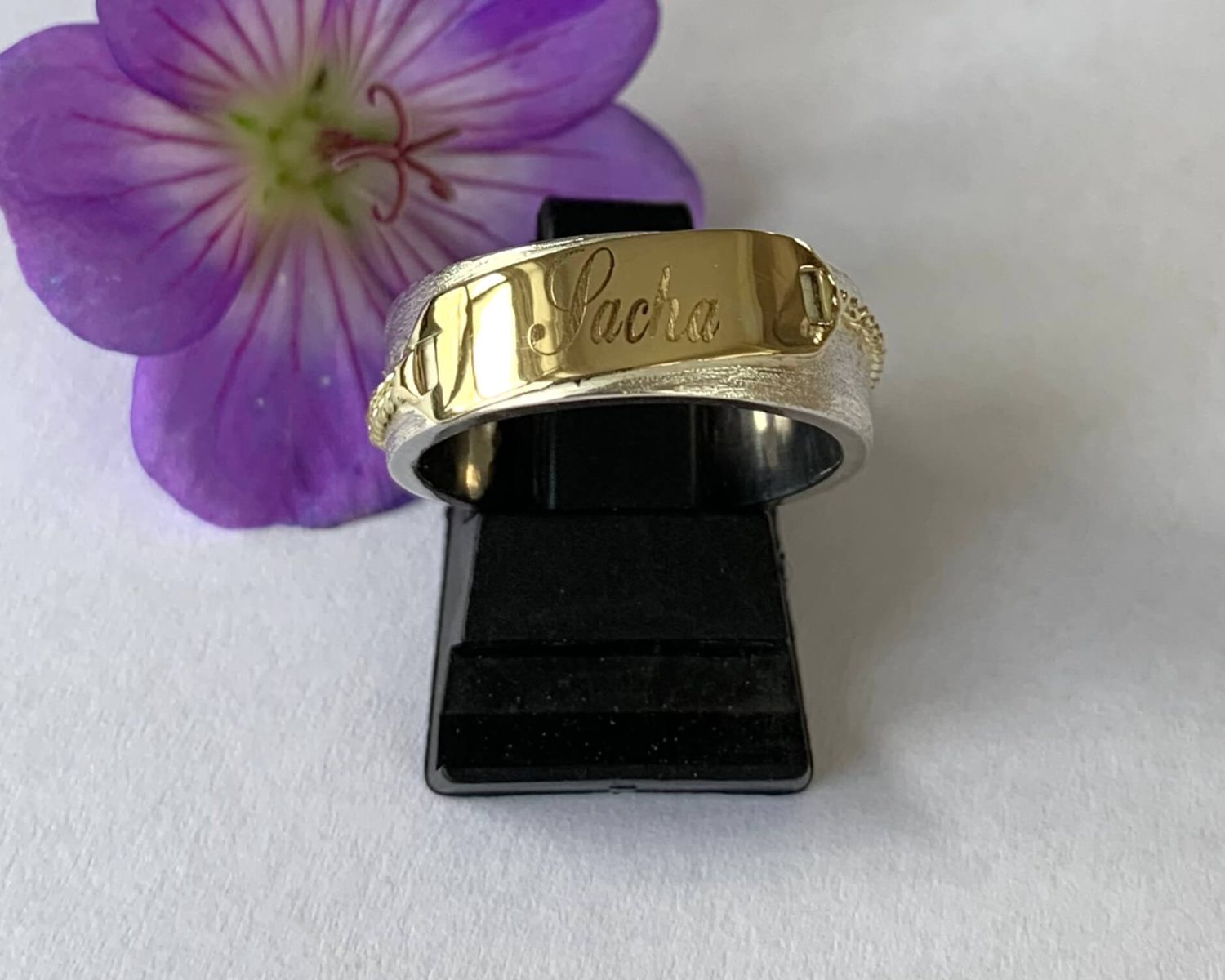 ring zilver goud
